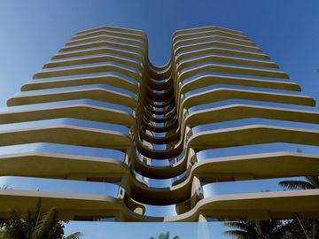 DEPARTAMENTO DE 3 HABITACIONES FRENTE AL MAR Y CLUB DE PLAYA EN COSTA MUJERES