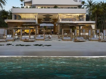 DEPARTAMENTO DE 3 HABITACIONES FRENTE AL MAR Y CLUB DE PLAYA EN COSTA MUJERES