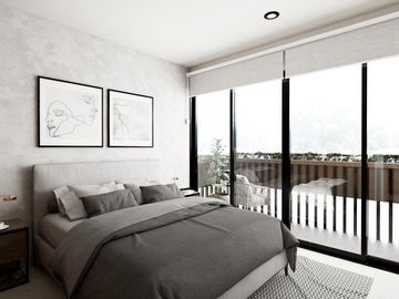 VENTA DE DEPARTAMENTO EN PLAYA DEL CARMEN 2 HABITACIONES,  CON ALBERCA