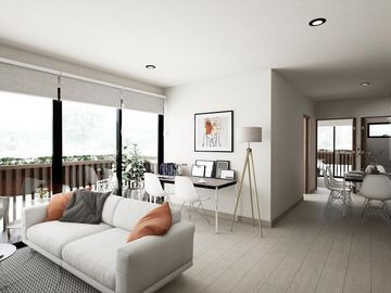 VENTA DE DEPARTAMENTO EN PLAYA DEL CARMEN 2 HABITACIONES,  CON ALBERCA
