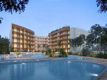 Venta Exclusivo Departamento Puerto Cancun 2 Hab Gym Jacuzzi Alberca Golf Grill