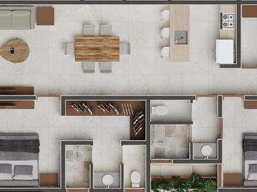 Venta Exclusivo Departamento Puerto Cancun 2 Hab Gym Jacuzzi Alberca Golf Grill
