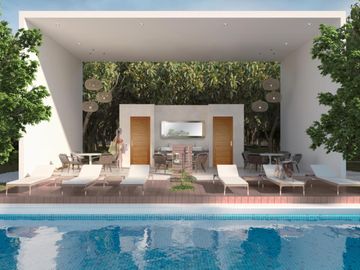 Villa en Bacalar de dos recamaras con vista a la laguna