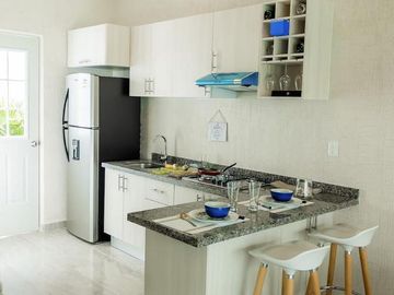CASA DE 2 HABITACIONES EN VENTA EN CANCUN CON ALBERCA