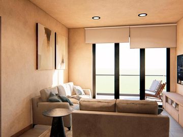 DEPARTAMENTO DE 2 HABITACIONES Y 2 BAÑOS EN EL CENTRO DE PLAYA DEL CARMEN