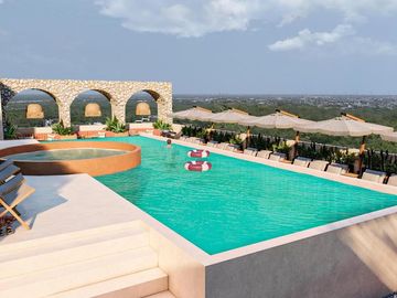 DEPARTAMENTO DE 2 HABITACIONES Y 2 BAÑOS EN EL CENTRO DE PLAYA DEL CARMEN