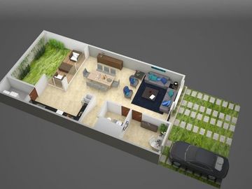 Casa en condominio - San Salvador Tizatlalli