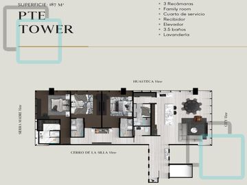 DEPARTAMENTO EN VENTA EN LA COLONIA DEL VALLE ZONA SAN PEDRO GARZA GARCÍA