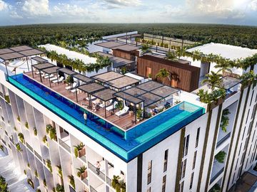 DEPA 2 HAB. 1ER PISO | AV. HUAYACAN, CANCÚN | AMENIDADES DE LUJO