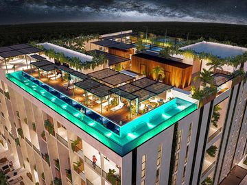 DEPA 2 HAB. 1ER PISO | AV. HUAYACAN, CANCÚN | AMENIDADES DE LUJO