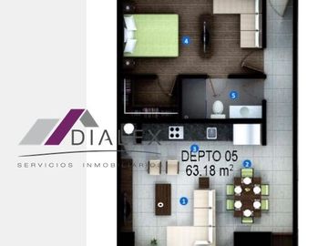 Departamentos en Venta frente al TEC Monterrey de 1 y 2 Recámaras, excelente ubicación