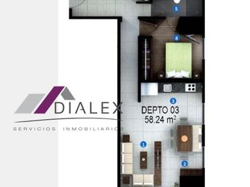 Departamentos en Venta frente al TEC Monterrey de 1 y 2 Recámaras, excelente ubicación