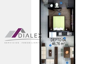 Departamentos en Venta frente al TEC Monterrey de 1 y 2 Recámaras, excelente ubicación