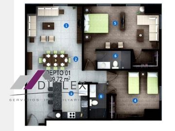 Departamentos en Venta frente al TEC Monterrey de 1 y 2 Recámaras, excelente ubicación