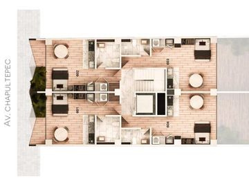 DEPARTAMENTO EN ROMA NORTE