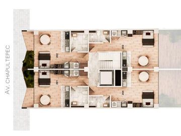 DEPARTAMENTO EN ROMA NORTE