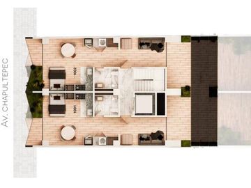 DEPARTAMENTO EN ROMA NORTE