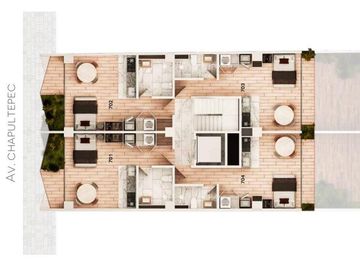 DEPARTAMENTO EN ROMA NORTE