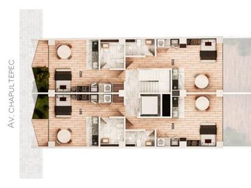 DEPARTAMENTO EN ROMA NORTE
