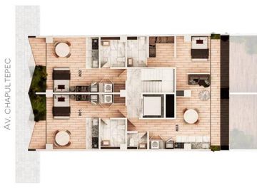 DEPARTAMENTO EN ROMA NORTE