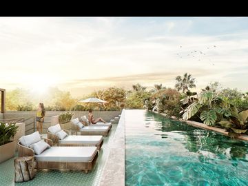 Condominio 1 hab   AMENIDADES  y ubicación ESTRATÉGICA , Tulum, Q. Roo
