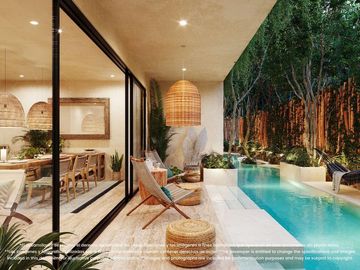 HERMOSO DEPTO 2 HAB |1ER PISO CON JARDÍN  | ALDEA ZAMA, TULUM
