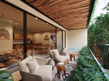 HERMOSO DEPTO 2 HAB |1ER PISO CON JARDÍN  | ALDEA ZAMA, TULUM