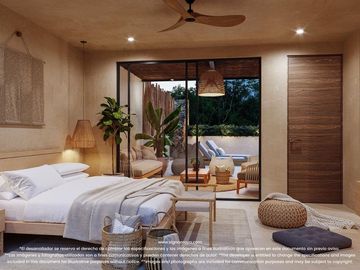 HERMOSO DEPTO 2 HAB |1ER PISO CON JARDÍN  | ALDEA ZAMA, TULUM