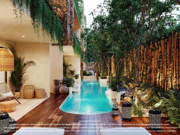HERMOSO DEPTO 2 HAB |1ER PISO CON JARDÍN  | ALDEA ZAMA, TULUM