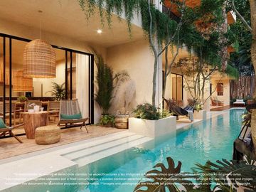 HERMOSO DEPTO 2 HAB |1ER PISO CON JARDÍN  | ALDEA ZAMA, TULUM