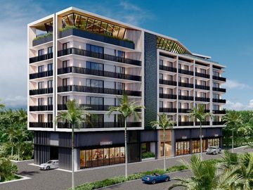 Departamento de una habitacion en venta en el centro de Playa del Carmen