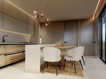 Departamento de una habitacion en venta en el centro de Playa del Carmen