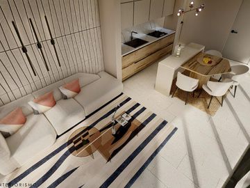 Departamento de una habitacion en venta en el centro de Playa del Carmen