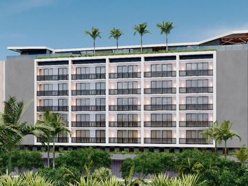 Departamento de una habitacion en venta en el centro de Playa del Carmen