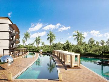 VENTA DEPARTAMENTO CANCUN 2 HAB CON TERRAZA PRIVADA INFINITYPOOL BAR CINE