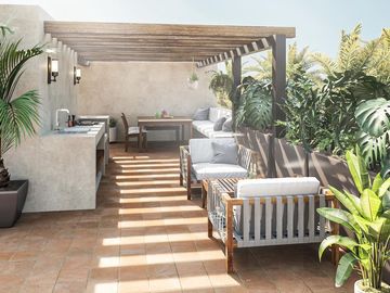 Departamento en venta de 2 recámaras en Arekas Residencial Flamingos