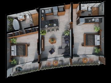 Elegante departamento LOCK OFF de 2 hab, AMENIDADES UNICAS en Tulum
