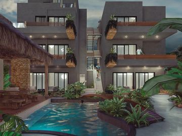 DEPARTAMENTO DE 1 RECÁMARA EN DESARROLLO EXCLUSIVO EN TULUM