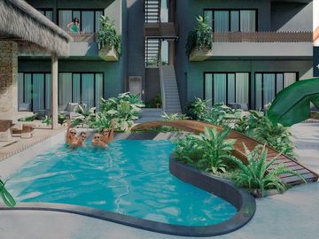 DEPARTAMENTO DE 1 RECÁMARA EN DESARROLLO EXCLUSIVO EN TULUM