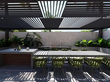 DEPARTAMENTO DE 2 HABITACIONES CON JACUZZI, GYM Y BAR EN CANCUN