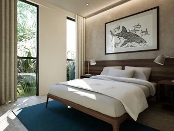 DEPARTAMENTO DE 2 HABITACIONES CON JACUZZI, GYM Y BAR EN CANCUN