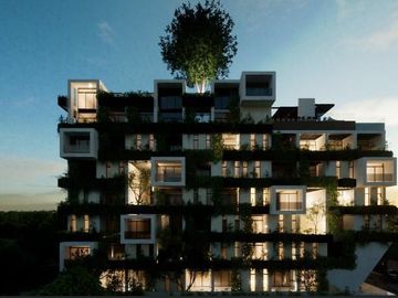 DEPARTAMENTO DE 2 HABITACIONES CON JACUZZI, GYM Y BAR EN CANCUN