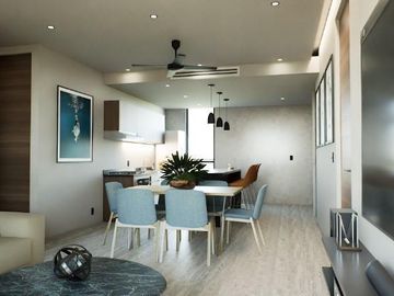 DEPARTAMENTO DE 2 HABITACIONES CON JACUZZI, GYM Y BAR EN CANCUN