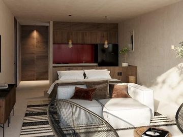 PREVENTA DEPARTAMENTO EN TULUM CON ALBERCA PRIVADA CERCA DE LA PLAYA /PLUSVALIA