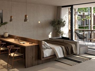 PREVENTA DEPARTAMENTO EN TULUM CON ALBERCA PRIVADA CERCA DE LA PLAYA /PLUSVALIA