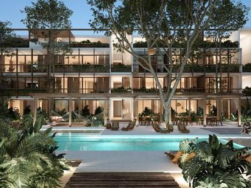 PREVENTA DEPARTAMENTO EN TULUM CON ALBERCA PRIVADA CERCA DE LA PLAYA /PLUSVALIA