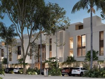 PREVENTA DEPARTAMENTO EN TULUM CON ALBERCA PRIVADA CERCA DE LA PLAYA /PLUSVALIA