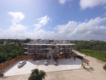 En venta departamento de 2 recámaras nuevo en Tulum (275)
