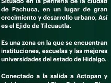 Terreno - Pueblo San Juan Tilcuautla
