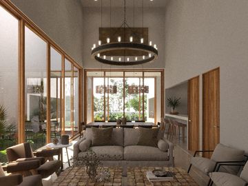 Casa de una planta en venta en Mérida - Yucatán Country Club